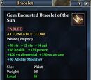 Gem Encrusted Bracelet of the Sun