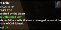 Lost relic