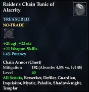 Raider's Chain Tunic of Alacrity