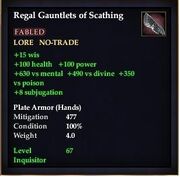 Regal gauntlets
