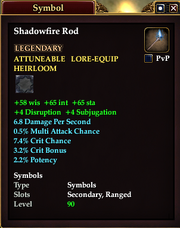 Shadowfire Rod