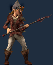 Ashen Spear of Elemental Essence (Equipped)