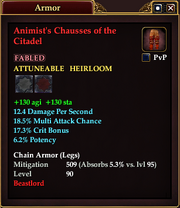 Animist's Chausses of the Citadel