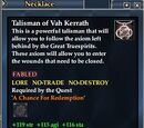 Talisman of Vah Kerrath