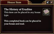 The History of Erudites (House Item)