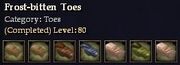 Frost-bitten Toes
