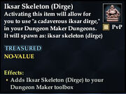 Iksar Skeleton (Dirge)