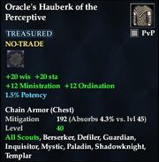 Oracle's Hauberk of the Perceptive