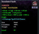 Insulated Sash