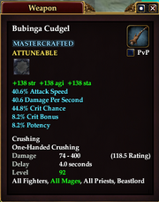 Bubinga Cudgel