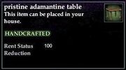Adamantine Table