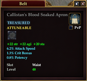 Callistan's Blood Soaked Apron