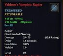 Valdoon's Vampiric Rapier