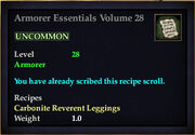 Armorer Essentials Volume 28