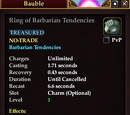 Ring of Barbarian Tendencies