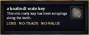 A koalindl scale key