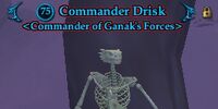 Commander Drisk