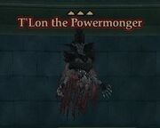 T'Lon the Powermonger