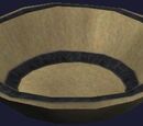 A small wooden bowl