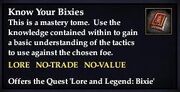Know Your Bixies