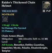 Raider's Thickened Chain Helmet