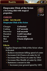 Deepwater Disk of the Scion (Mount)