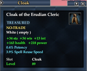 Cloak of the Erudian Cleric