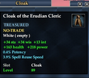 Cloak of the Erudian Cleric