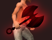 Frontal Assault War Axe (Equipped)