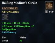 Halfling Medium's Girdle