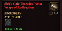 Sifu's Gale Threaded Wrist Wraps of Redirection