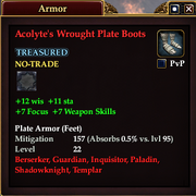 Acolyte's Wrought Plate Boots