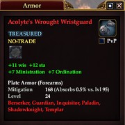 Acolyte's Wrought Wristguard