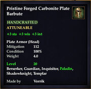 Carbonite Plate Barbute