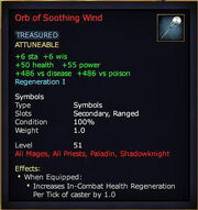 Orb of Soothing Wind