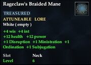 Rageclaw's Braided Mane