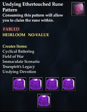 Undying Ethertouched Rune Pattern