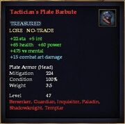 Tactician's Plate Barbute