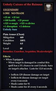 Unholy Cuirass of the Ruinous