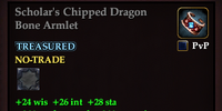 Scholar's Chipped Dragon Bone Armlet