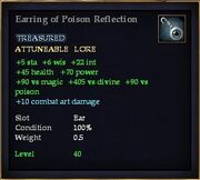 Earring of Poison Reflection