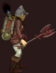 Polished Bloodiron Mace of Rending (Equipped)