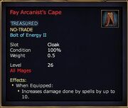 Fay Arcanist's Cape