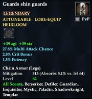 Guards shin guards