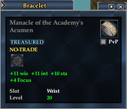 Manacle of the Academy's Acumen