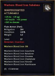 Warborn Blood Iron Sabatons