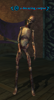A decaying corpse