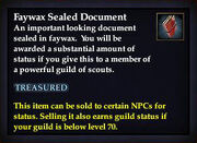 Faywax Sealed Document
