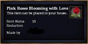 Pink Roses Blooming with Love
