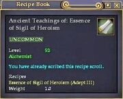 Ancient Teachings of- Essence of Sigil of Heroism